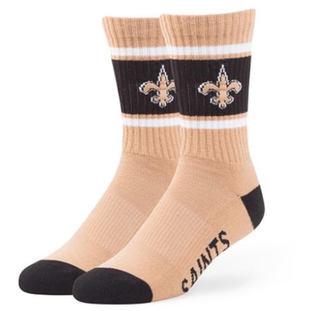 New Orleans saints 47 brand socks Nwt